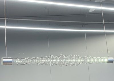 Lámpara de diseño de cristal