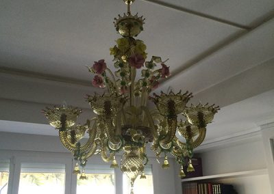 Lámpara decorativa de cristal